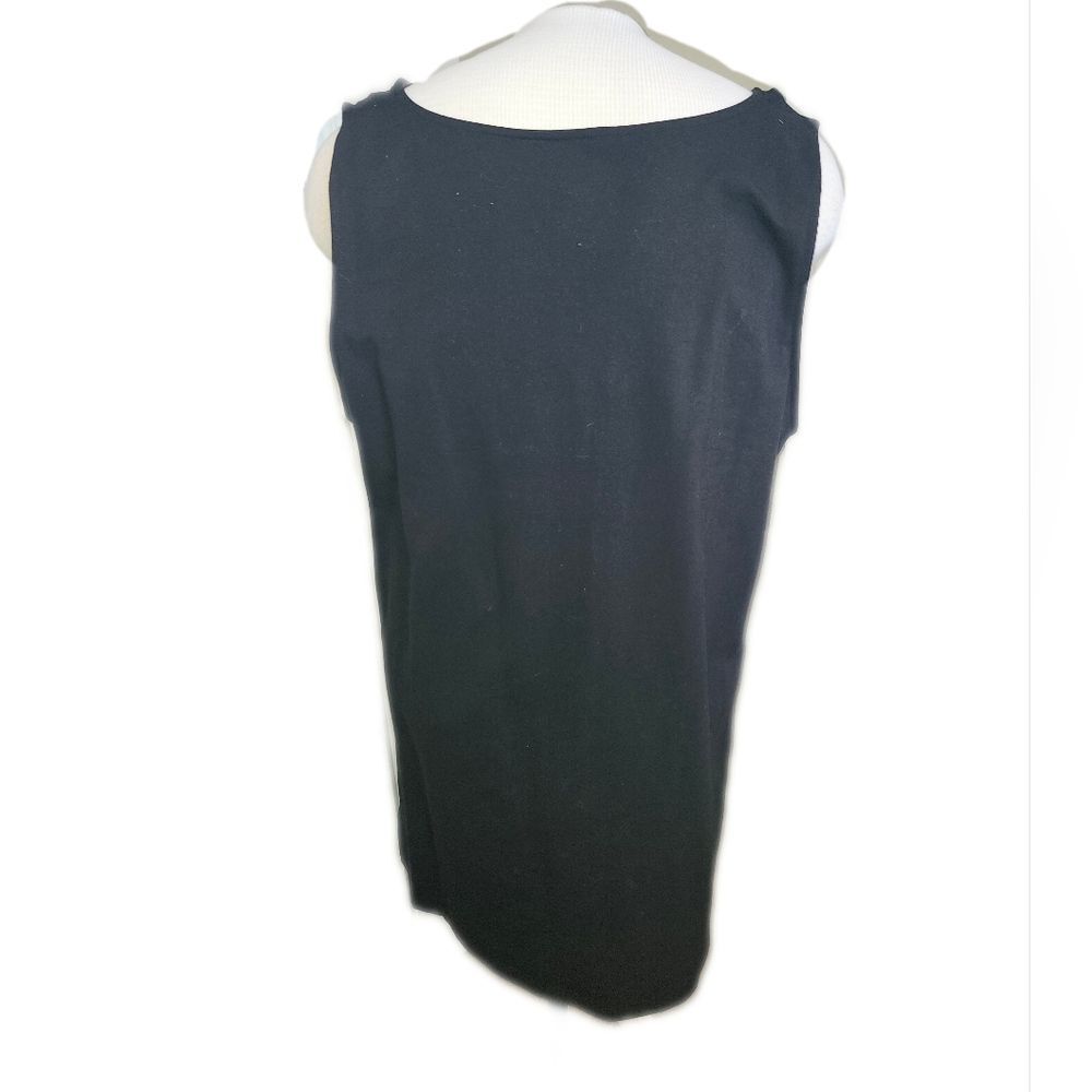 Torrid Lace Up Tank, Foxy Tarot Black, Sleeveless, Size 5x - Picture 7 of 9